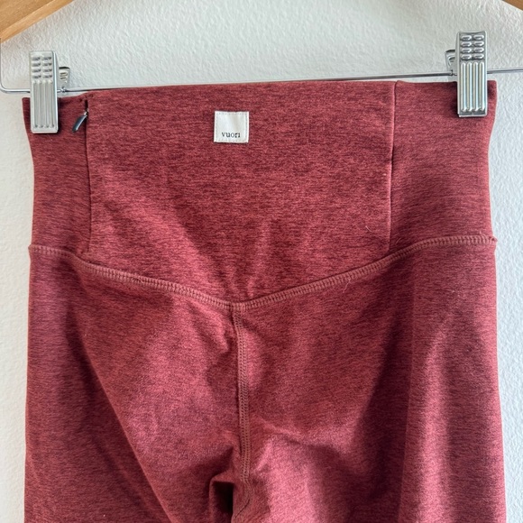 Vuori Clean Elevation Pull-on Legging In Red Heather color size XS - Picture 6 of 6